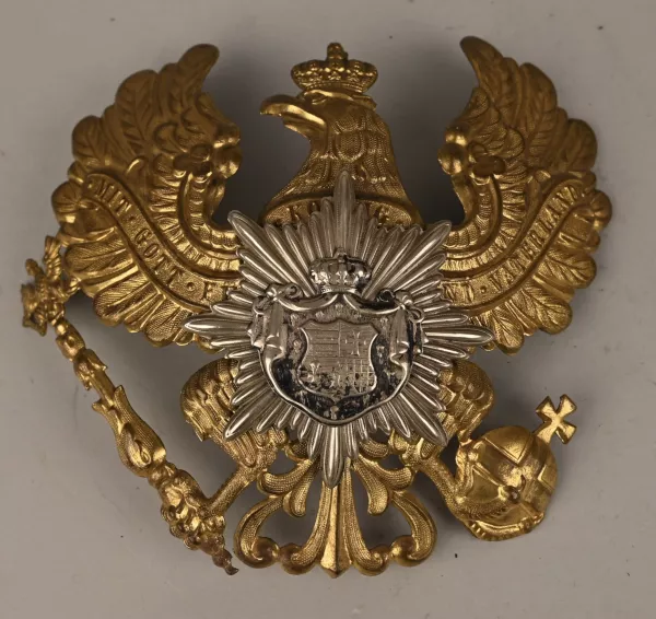 Oldenburg Enlisted Pickelhaube Frontplate - Original Visuel 1 principal